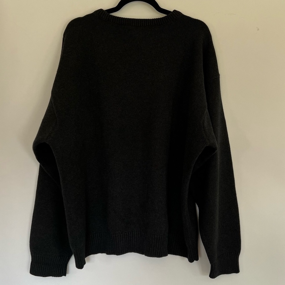 Croft & Barrow Dark Grey Knit Sweater, Size XXL - Picture 2 of 5